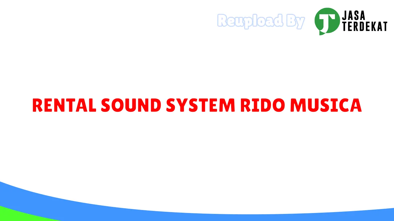 RENTAL SOUND SYSTEM RIDO MUSICA