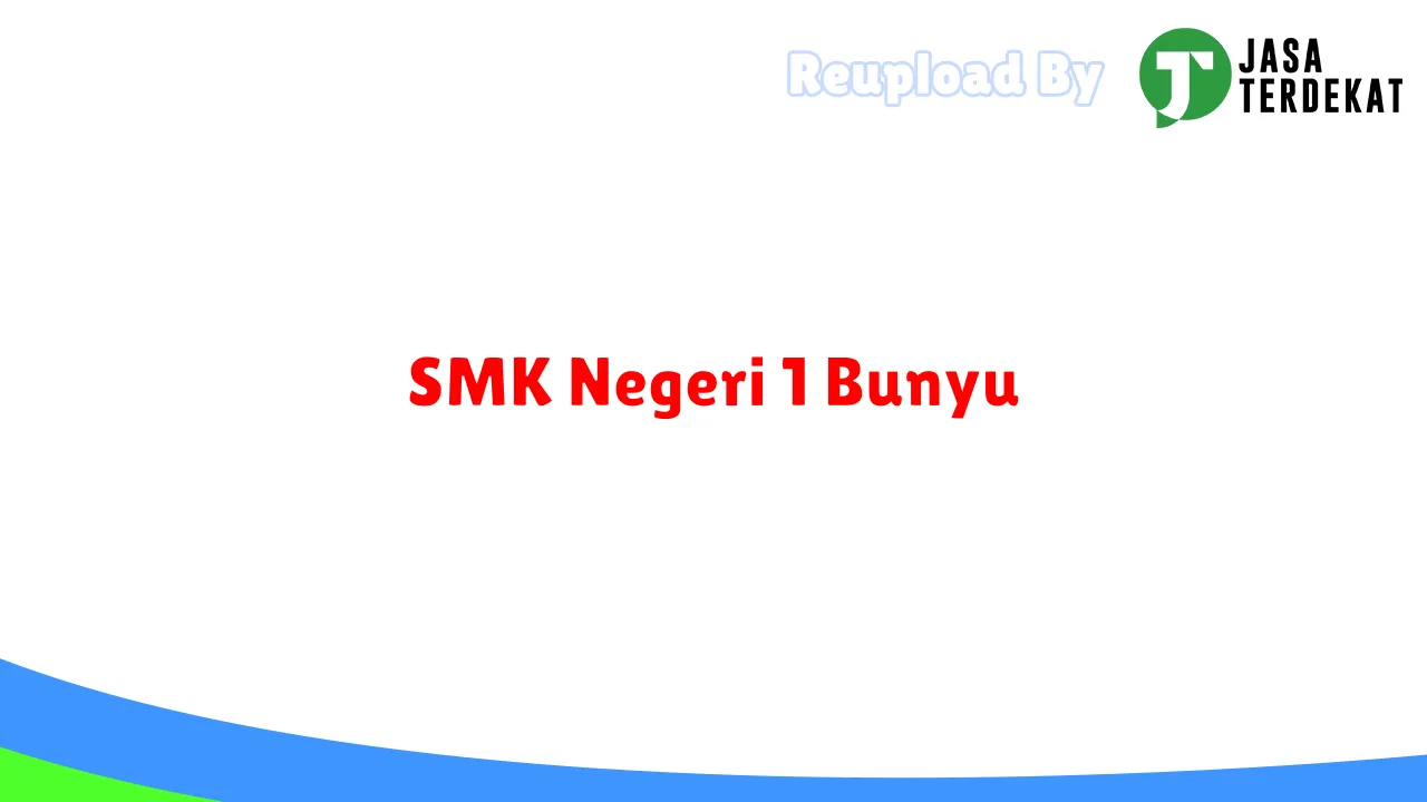 SMK Negeri 1 Bunyu