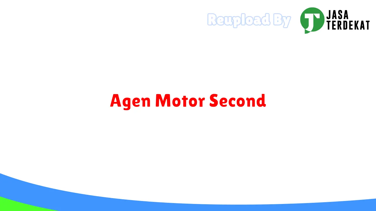 Agen Motor Second