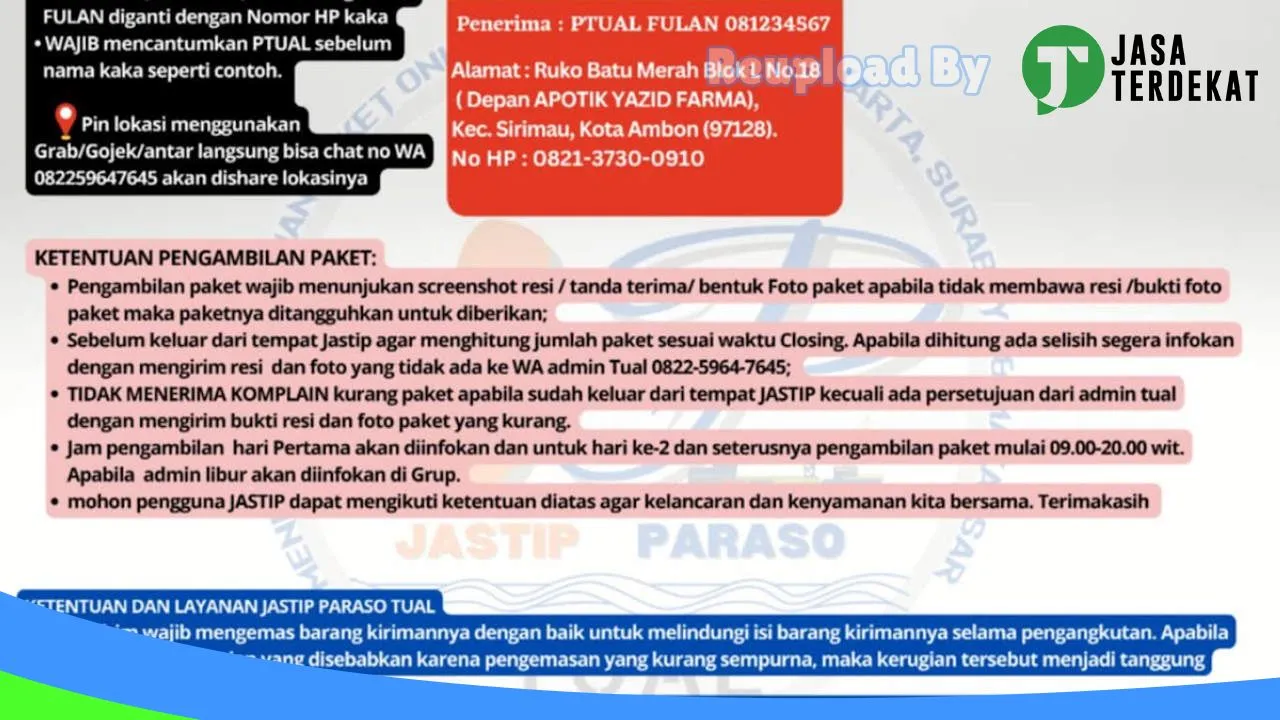 Gambar Jastip Paraso Tual di Tual, Maluku ke 4